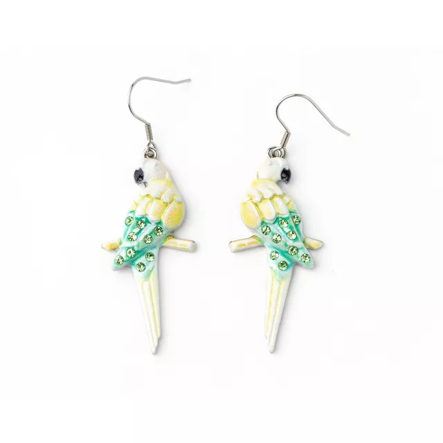 CZ Parrot Dangle Earrings at Spencer's