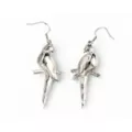 CZ Parrot Dangle Earrings at Spencer's