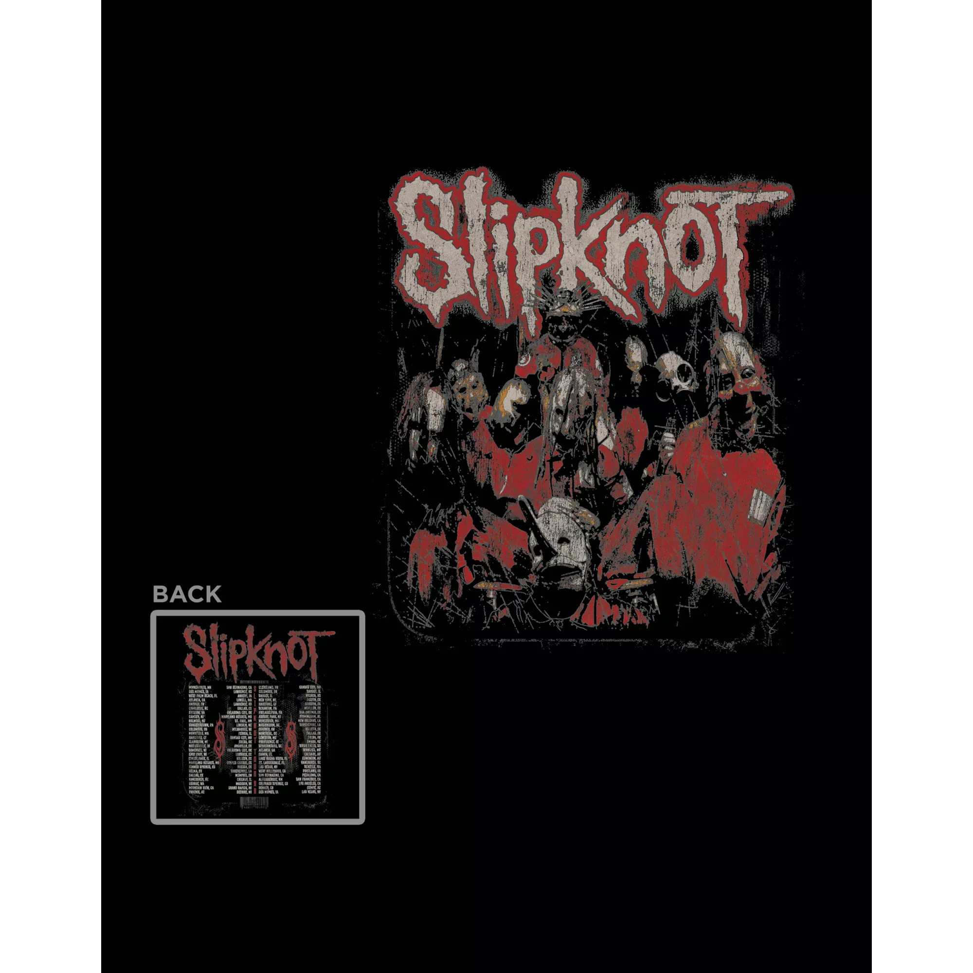 Slipknot Tour T Shirt