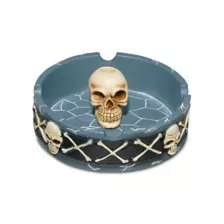 Skull & Bones Molded Ashtray at Spencer's