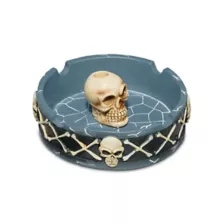 Skull & Bones Molded Ashtray at Spencer's