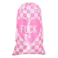 Sexology Pink Heart Pleasure Pouch Toy Storage Bag at Spencer's