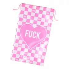 Sexology Pink Heart Pleasure Pouch Toy Storage Bag at Spencer's