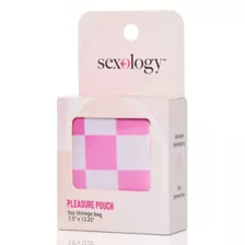 Sexology Pink Heart Pleasure Pouch Toy Storage Bag at Spencer's