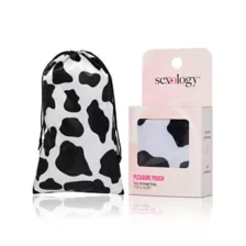 Sexology Cow Print Pleasure Pouch Toy Storage Bag at Spencer's