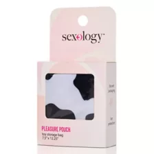 Sexology Cow Print Pleasure Pouch Toy Storage Bag at Spencer's