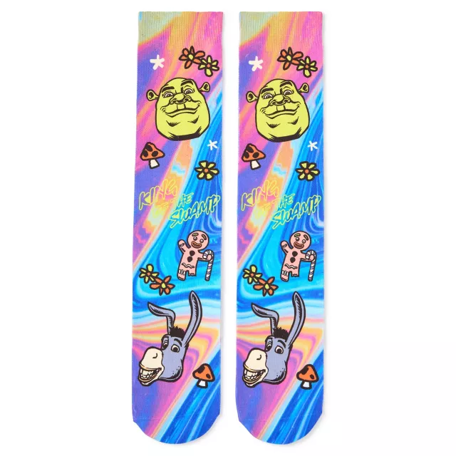 Shrek King of the Swamp Crew Socks - 2 Pairs at Spencer's
