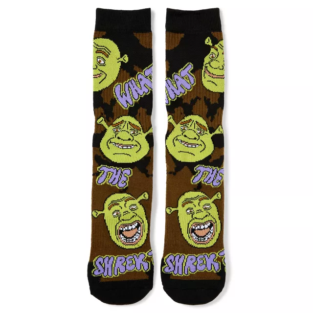Shrek King of the Swamp Crew Socks - 2 Pairs at Spencer's