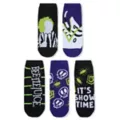 Multi-Pack It's Showtime No Show Socks 5 Pack - Beetlejuice at Spencer's