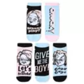 Multi-Pack Chucky Pastel No Show Socks - 5 Pack at Spencer's