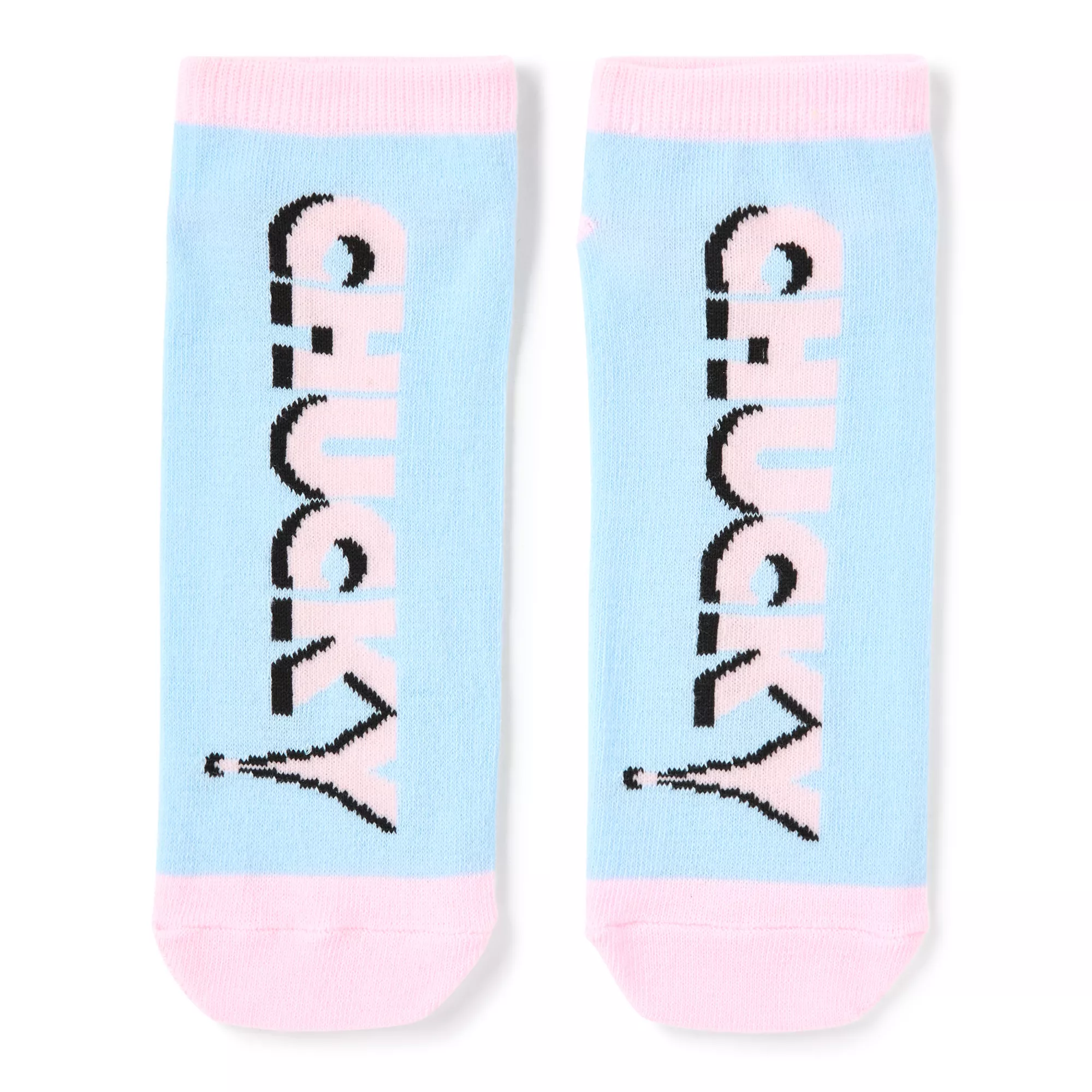 Multi-Pack Chucky Pastel No Show Socks - 5 Pack at Spencer's