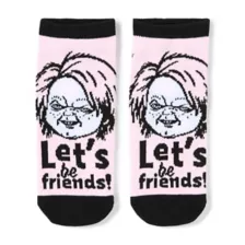 Multi-Pack Chucky Pastel No Show Socks - 5 Pack at Spencer's