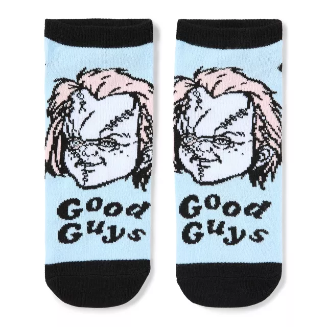 Multi-Pack Chucky Pastel No Show Socks - 5 Pack at Spencer's