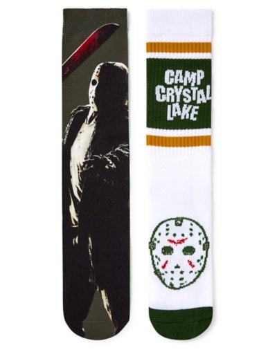 Multi-Pack Camp Crystal Lake Crew Socks 2 Pair - Friday the 13th