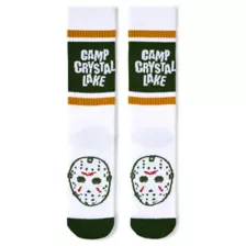 Multi-Pack Camp Crystal Lake Crew Socks 2 Pair - Friday the 13th at Spencer's