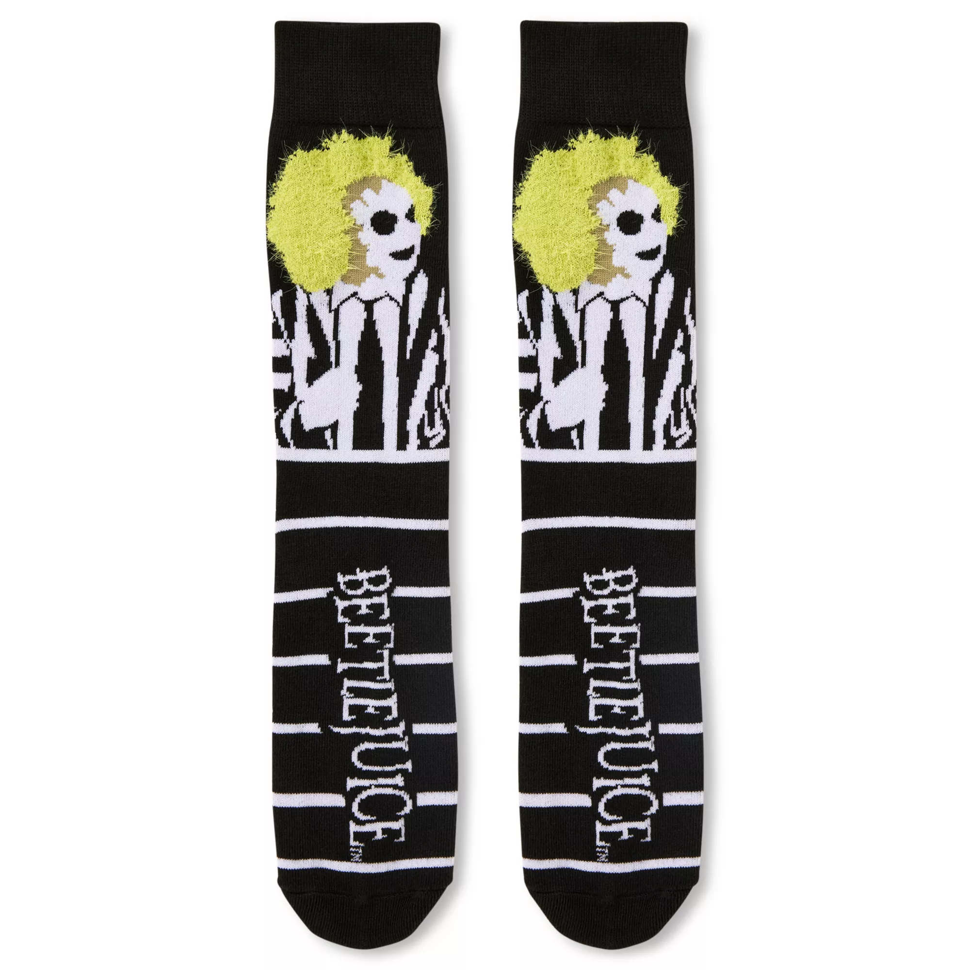 Beetlejuice 3D Hair Crew Socks at Spencer's