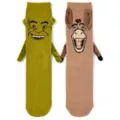 Shrek and Donkey Magnet Crew Socks at Spencer's