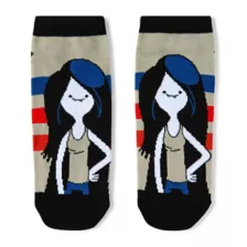 Multi-Pack Adventure Time No Show Socks - 5 Pack at Spencer's