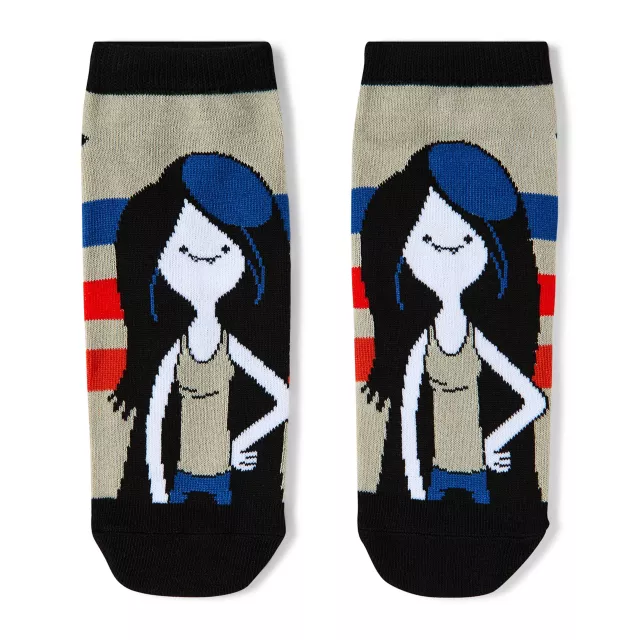 Multi-Pack Adventure Time No Show Socks - 5 Pack at Spencer's