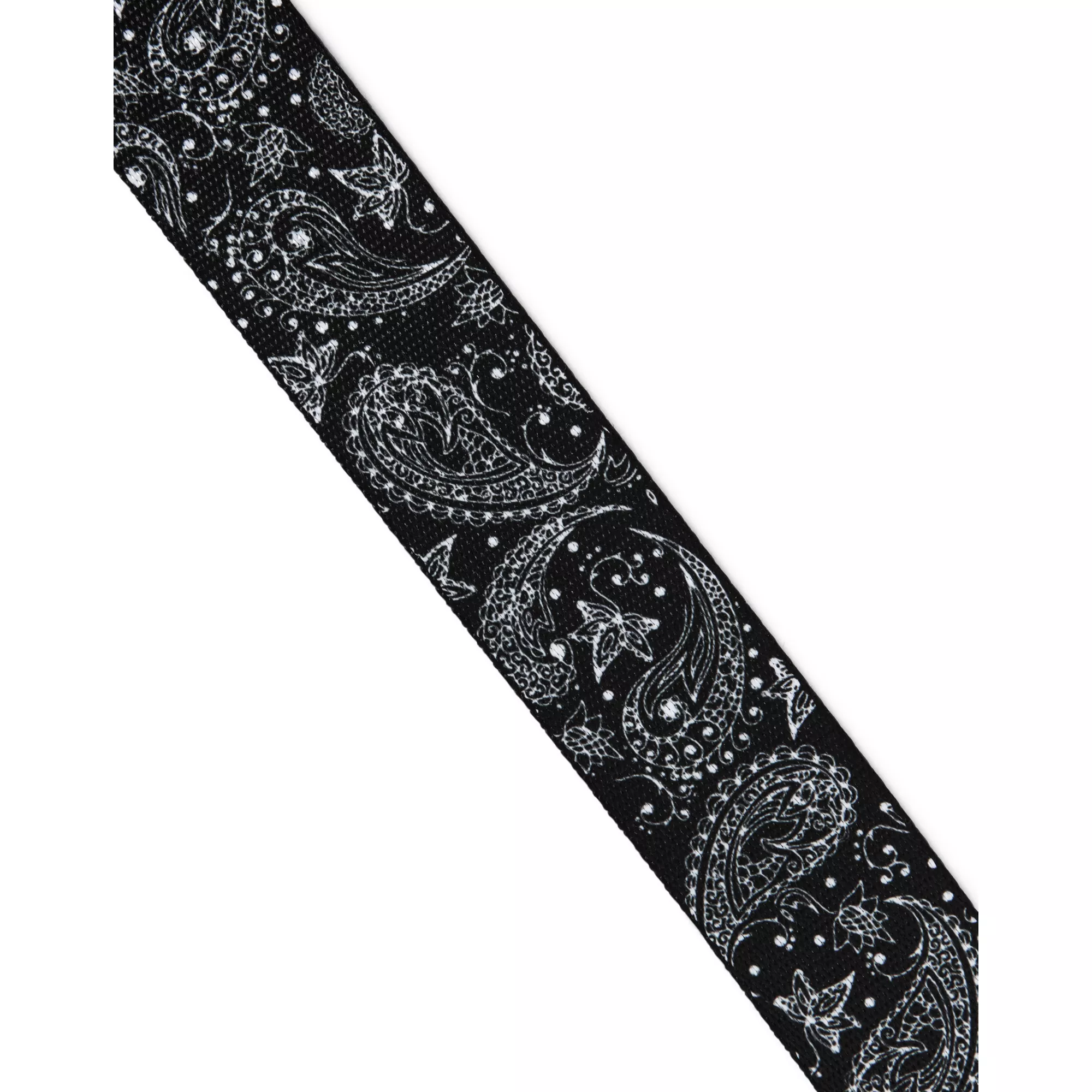 Buckle-Down Black and White Paisley Seatbelt Belt at Spencer's