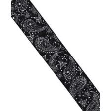 Buckle-Down Black and White Paisley Seatbelt Belt at Spencer's