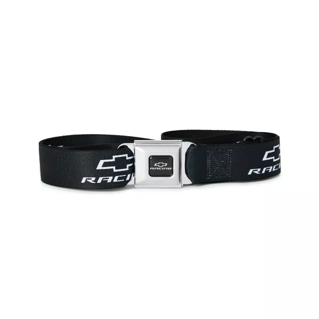 Buckle-Down Chevy Racing Logo Seatbelt Belt at Spencer's