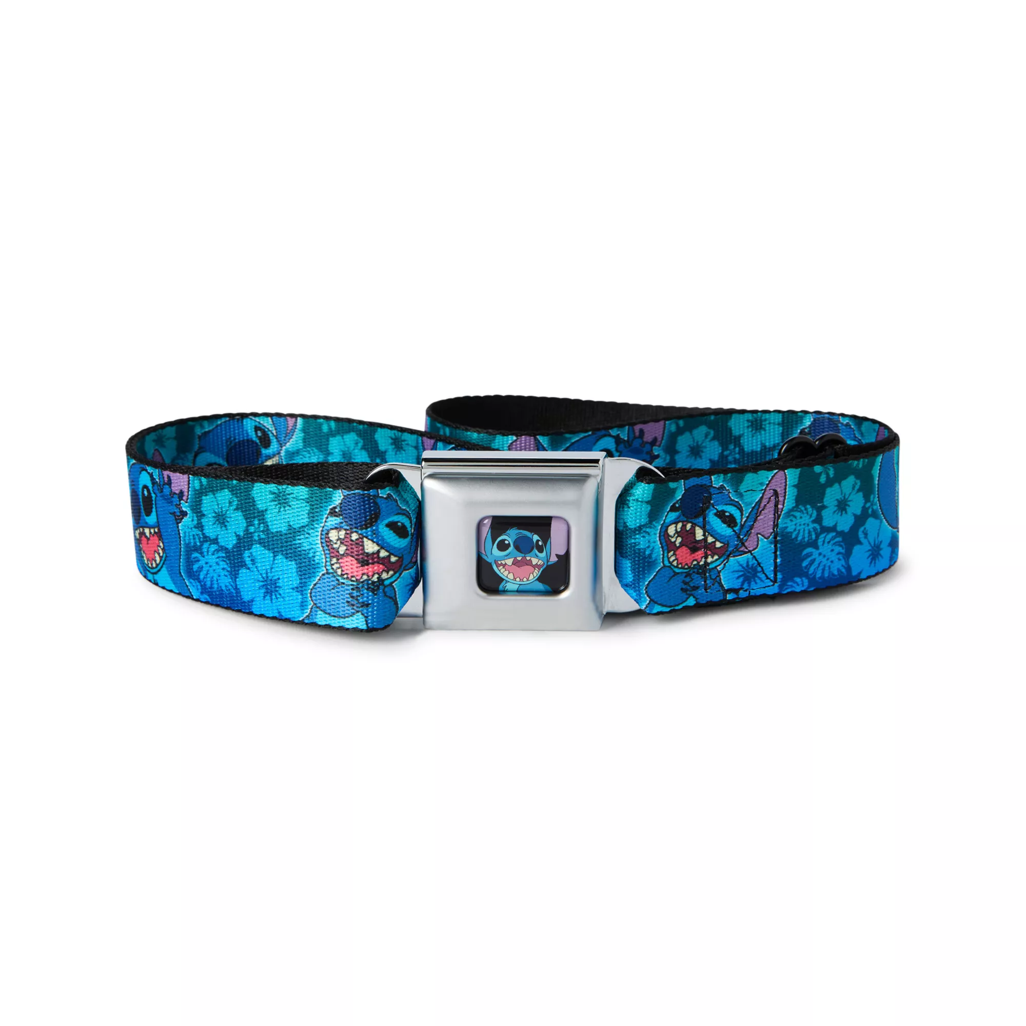 Buckle-Down Floral Stitch Faces Seatbelt Belt at Spencer's