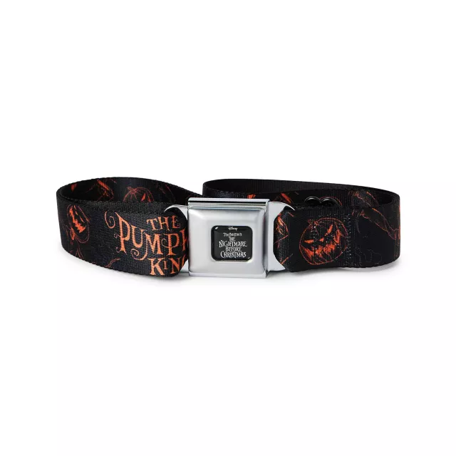 Buckle-Down Pumpkin King Seatbelt Belt - The Nightmare Before Christmas at Spencer's