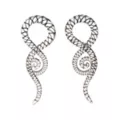 Black Striped Glass Spiral Tapers at Spencer's