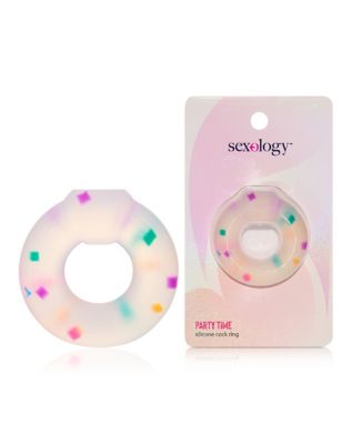 Party Time Silicone Cock Ring - Sexology