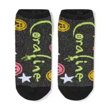 Multi-Pack Coraline No Show Socks - 5 Pair at Spencer's
