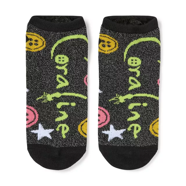 Multi-Pack Coraline No Show Socks - 5 Pair at Spencer's