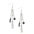 Rose Skeleton Dangle Earrings - Morbid at Spencer's