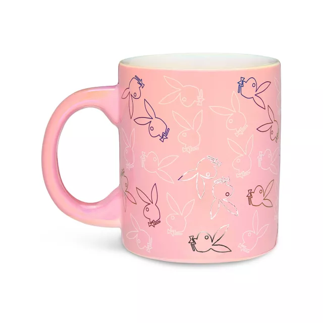 Pink Playboy Bunny Print Coffee Mug - 20 oz. at Spencer's