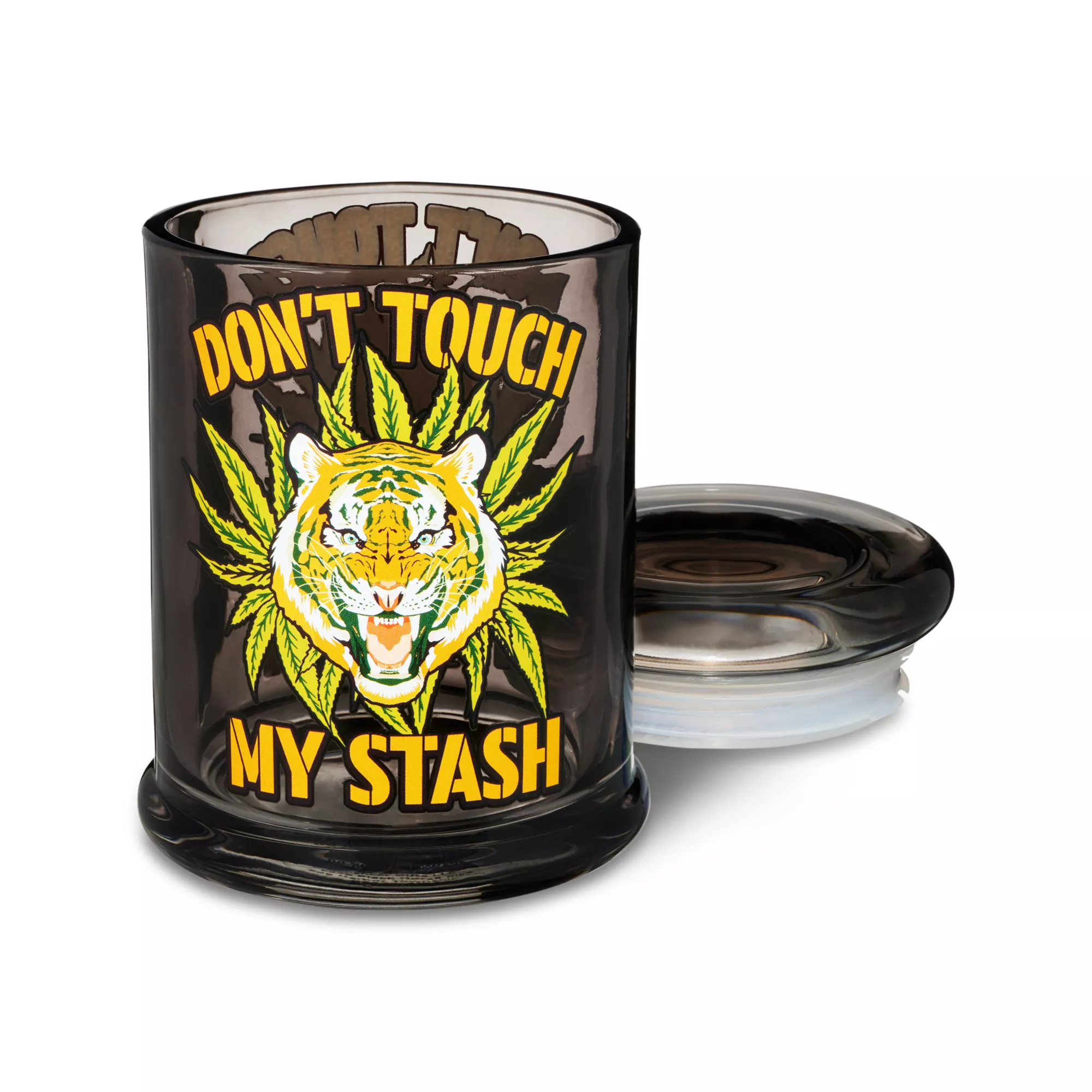 Don't Touch My Stash Tiger Stash Jar - 8 oz. at Spencer's