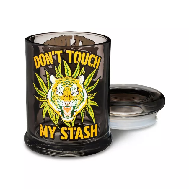 Don't Touch My Stash Tiger Stash Jar - 8 oz. at Spencer's