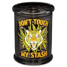 Don't Touch My Stash Tiger Stash Jar - 8 oz. at Spencer's