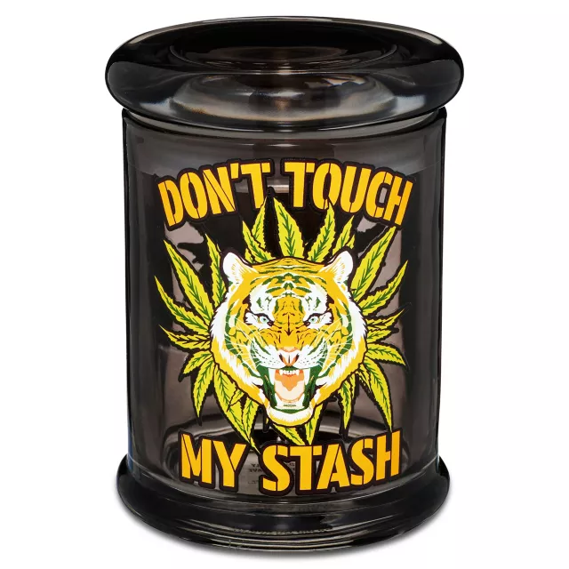 Don't Touch My Stash Tiger Stash Jar - 8 oz. at Spencer's