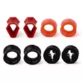 Multi-Pack Black and Goth Coffin Tunnels - 4 Pair at Spencer's