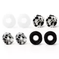 Multi-Pack Black Clear and Black and White Tunnels - 4 Pair at Spencer's