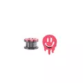 Pink Melting Smiley Face Plugs at Spencer's