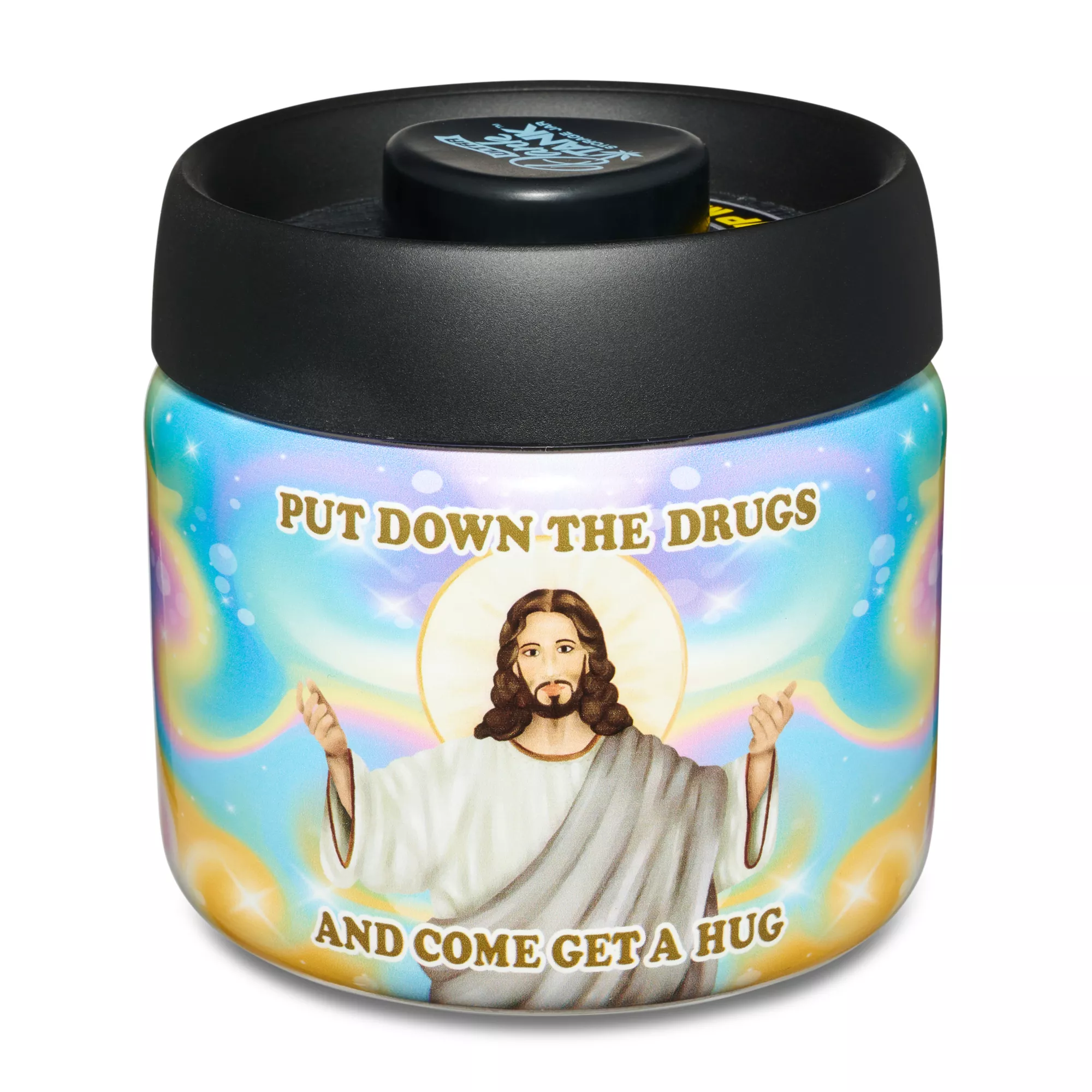 Put Down Drugs Come Get a Hug Stash Jar - 13.5 oz at Spencer's