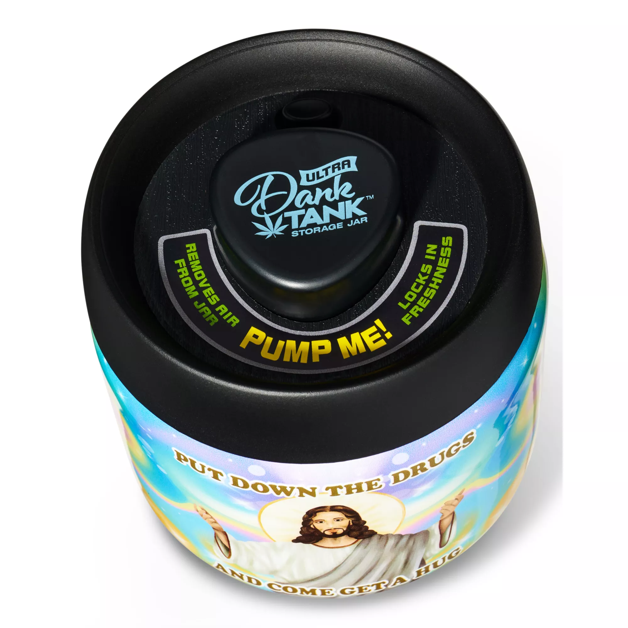 Put Down Drugs Come Get a Hug Stash Jar - 13.5 oz at Spencer's