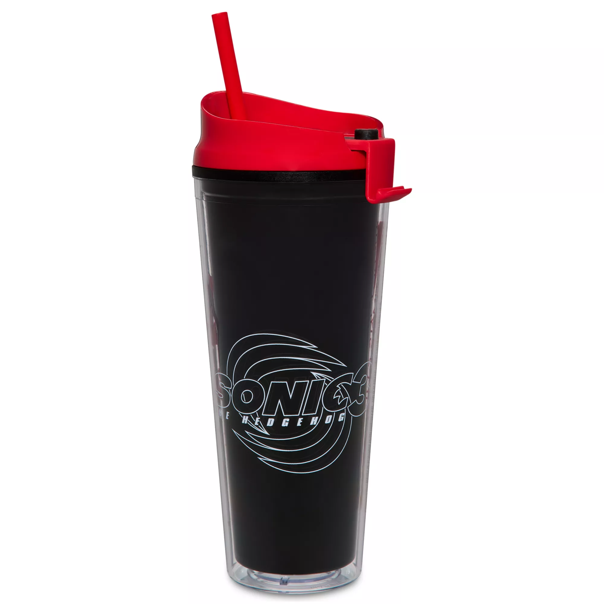 Shadow Cup with Straw 24 oz. - Sonic the Hedgehog at Spencer's