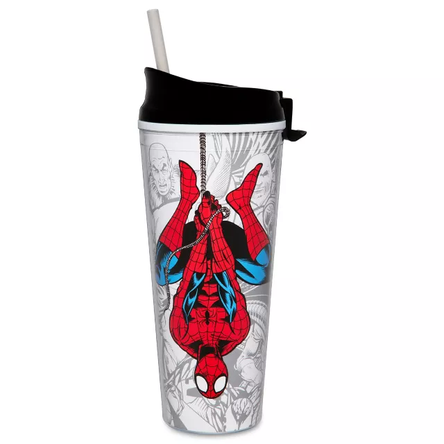 Spider-Man Cup with Straw 24 oz. - Marvel at Spencer's