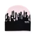 Ghost Face Horror Club Pink Drip Cuff Beanie Hat at Spencer's