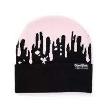Ghost Face Horror Club Pink Drip Cuff Beanie Hat at Spencer's