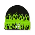 Gir Flames Cuff Beanie Hat - Invader Zim at Spencer's