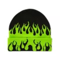 Gir Flames Cuff Beanie Hat - Invader Zim at Spencer's