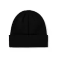 Black Hardware Stud Beanie Hat at Spencer's